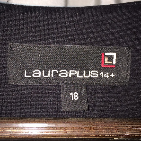 Classic cut Laura Plus collarless jacket - Sz 18 - Picture 7 of 9